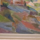 Original Swedish oil on panel – “Coastal Landscape” by Carl Deelsbo (1908–1982) – vintage & framed – 45.5 × 53.5 cm