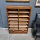 Double cabinet with curtain binders