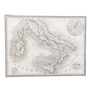 Carte ancienne de l'italie