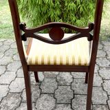 Chaise acajou style anglais