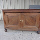 Solid wood low sideboard
