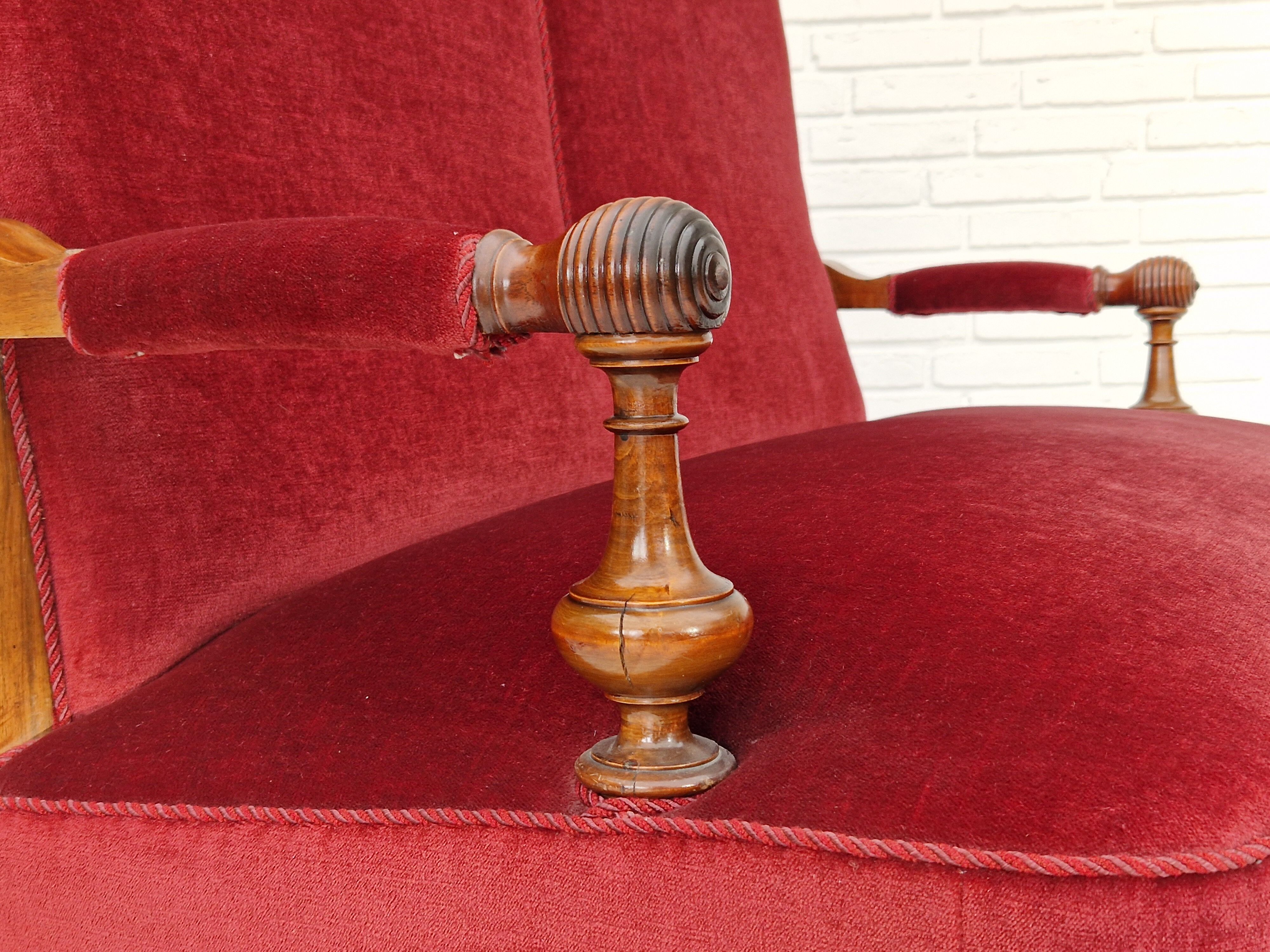 Canapé 2 places vintage danois