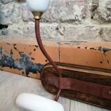 Porcelain wood coat holder