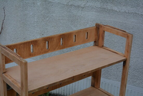 Folding library, bookseller's shelf
