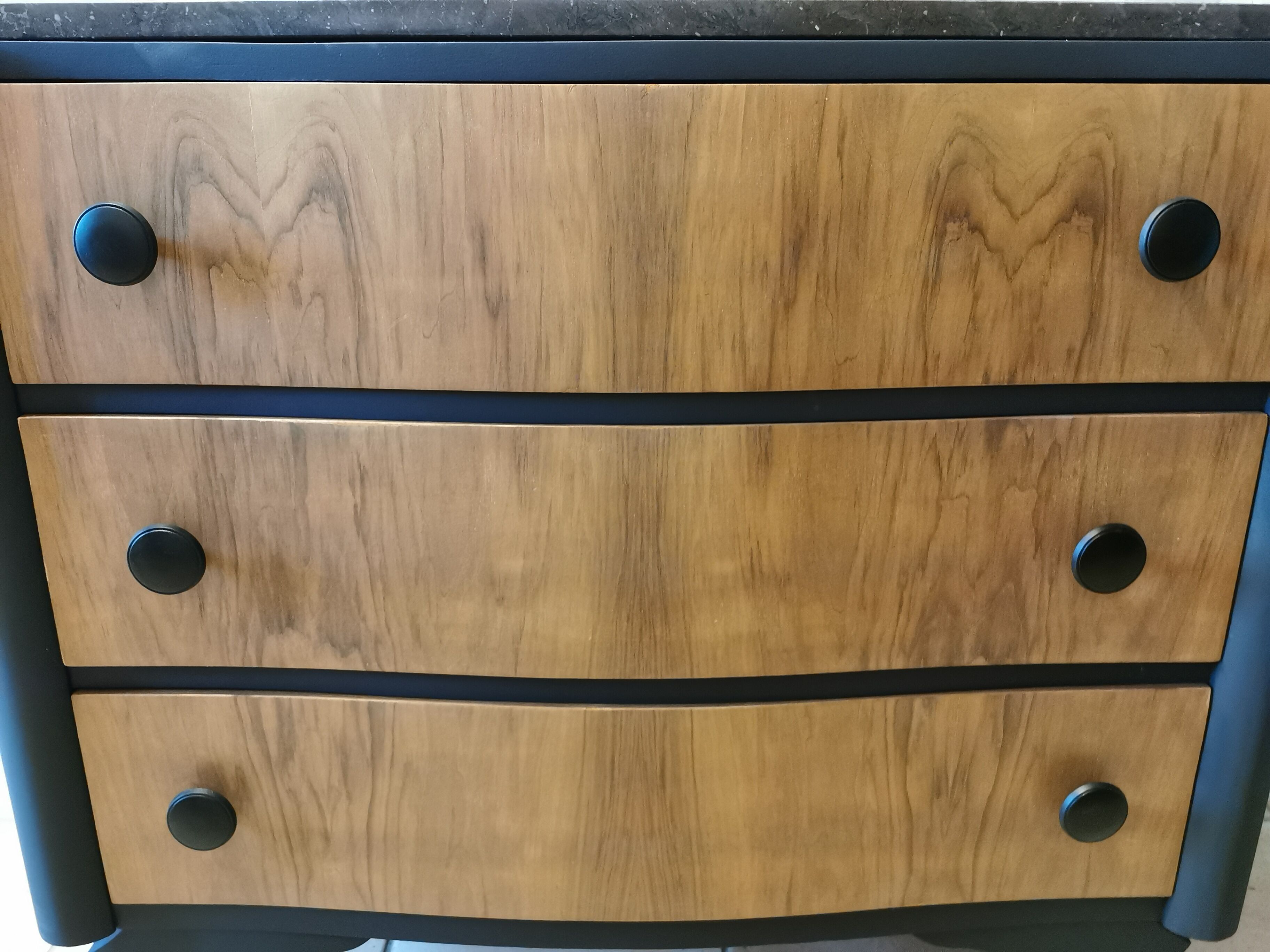 Commode art déco avec marbre