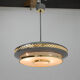 Space Age Metal Pendant by LUDIB Bratislava, Czechoslovakia, 1960's