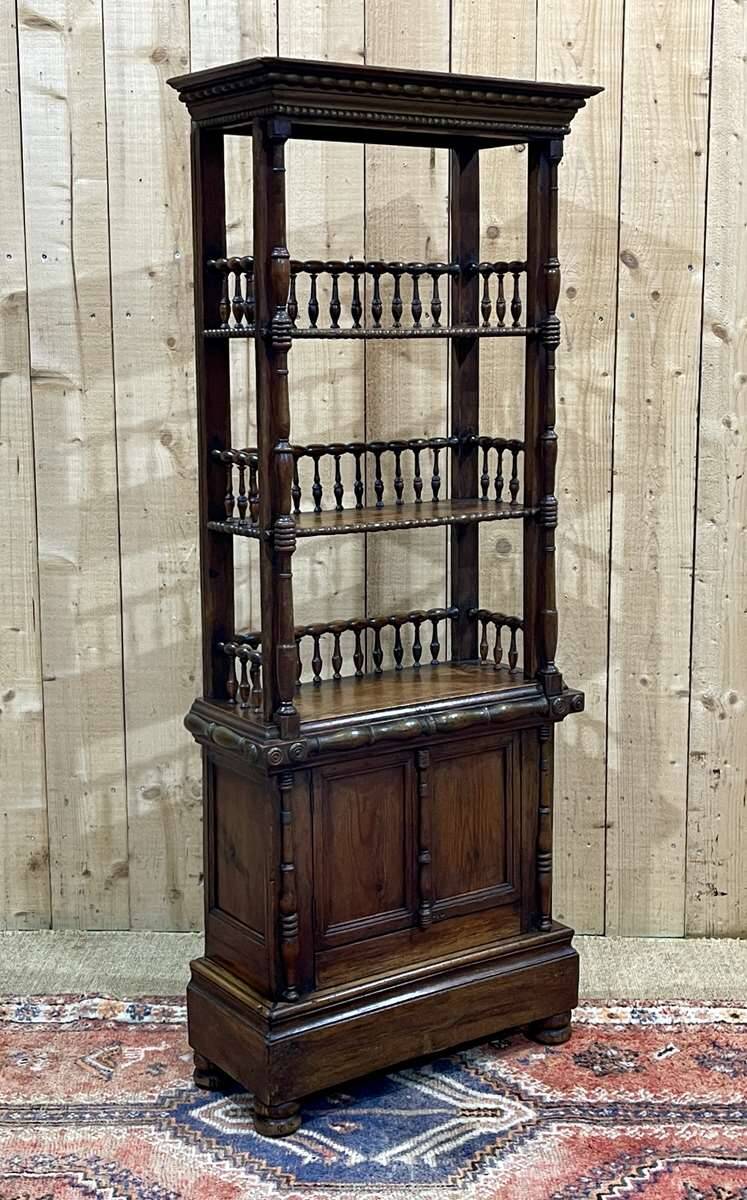 Late 19th century fir bookcase