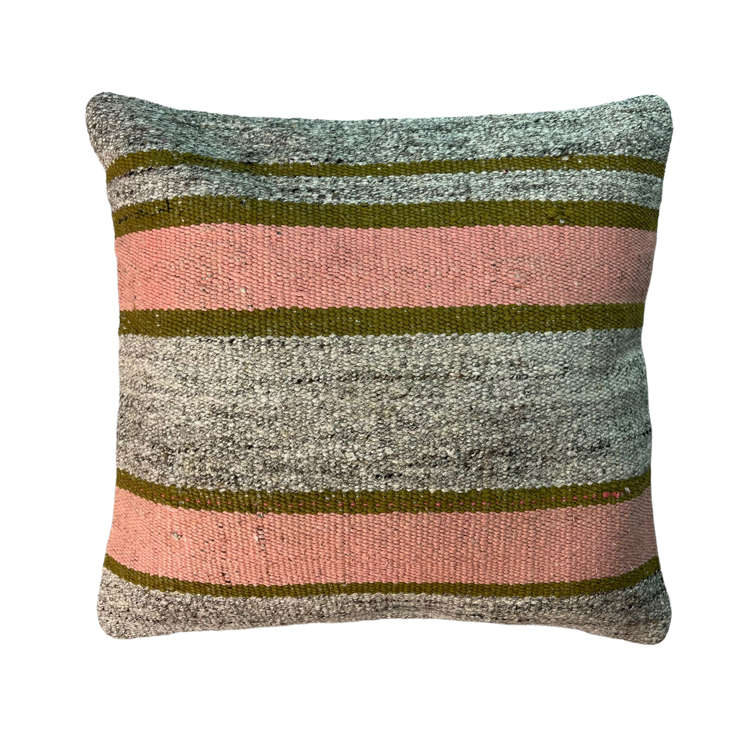 Vintage turkish kilim cushion cover 40 x 40 cm