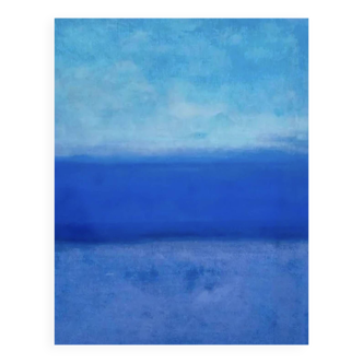 Blue Abstract Painting