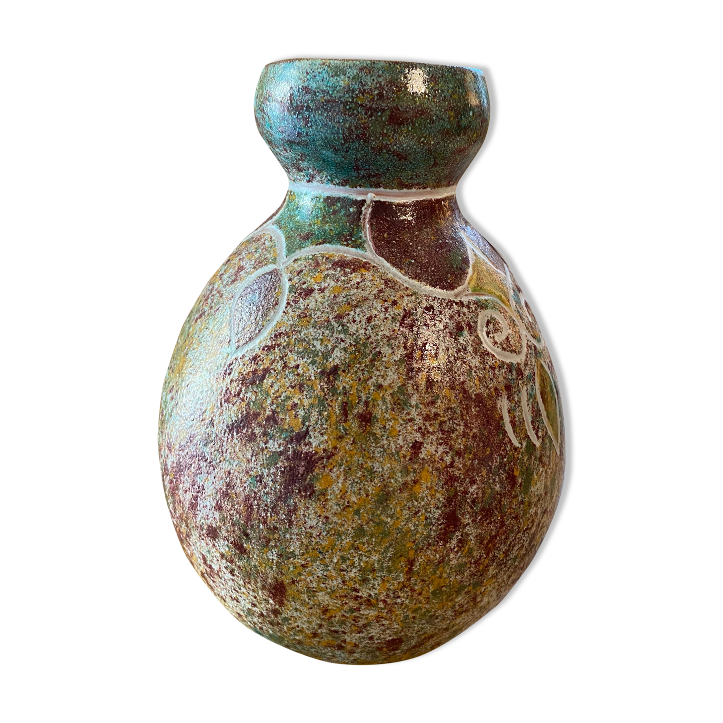 Ceramic ball vase Bernard Buffat