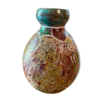 Vase boule en céramique Bernard Buffat