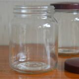 Glass jar, Bakelite lid