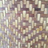 Braided bamboo platter 1970