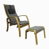 Fauteuil Scandinave avec Repose-Pieds