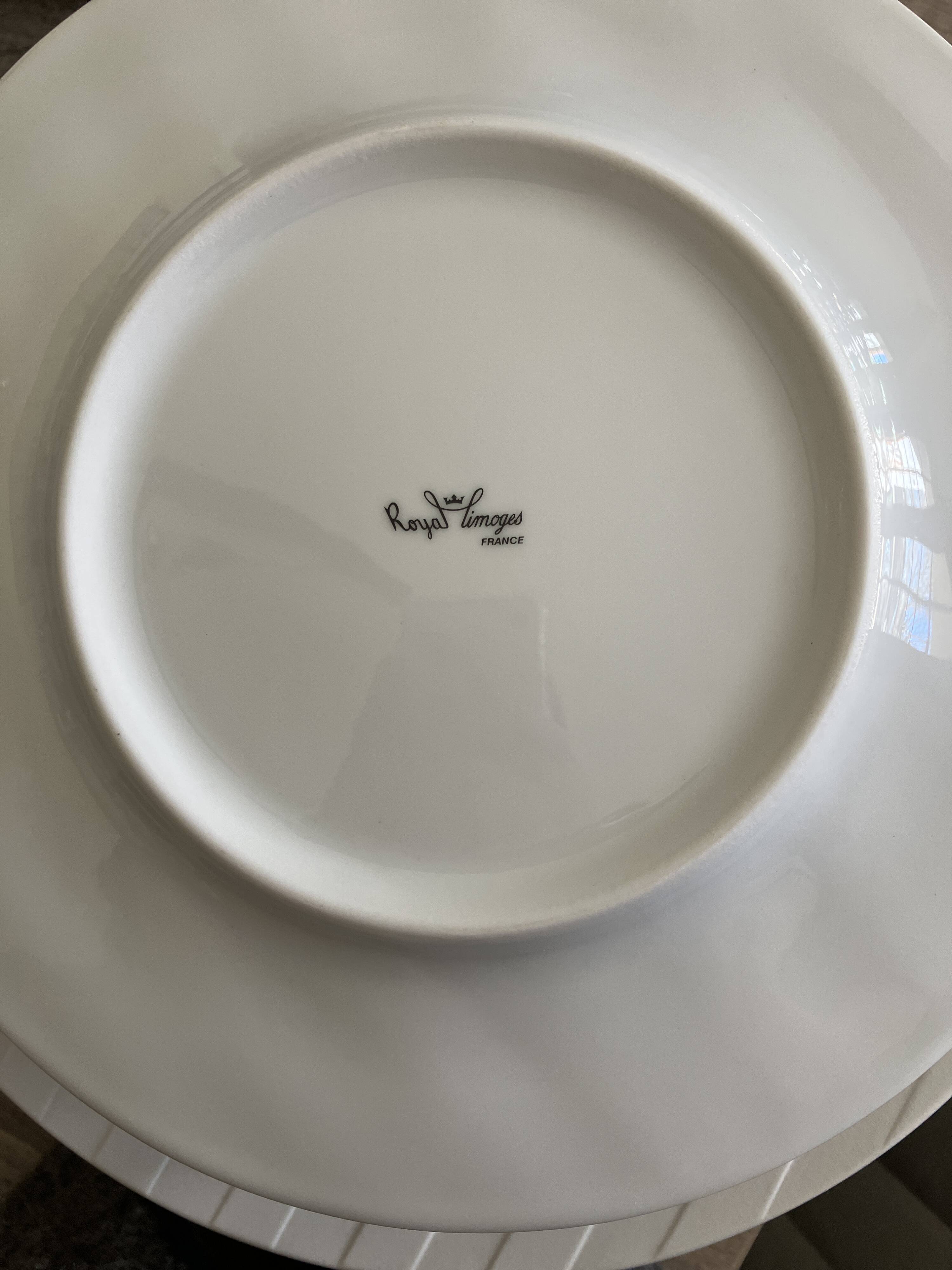 Limoges porcelain plates