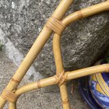 Rattan coat rack from the 70s