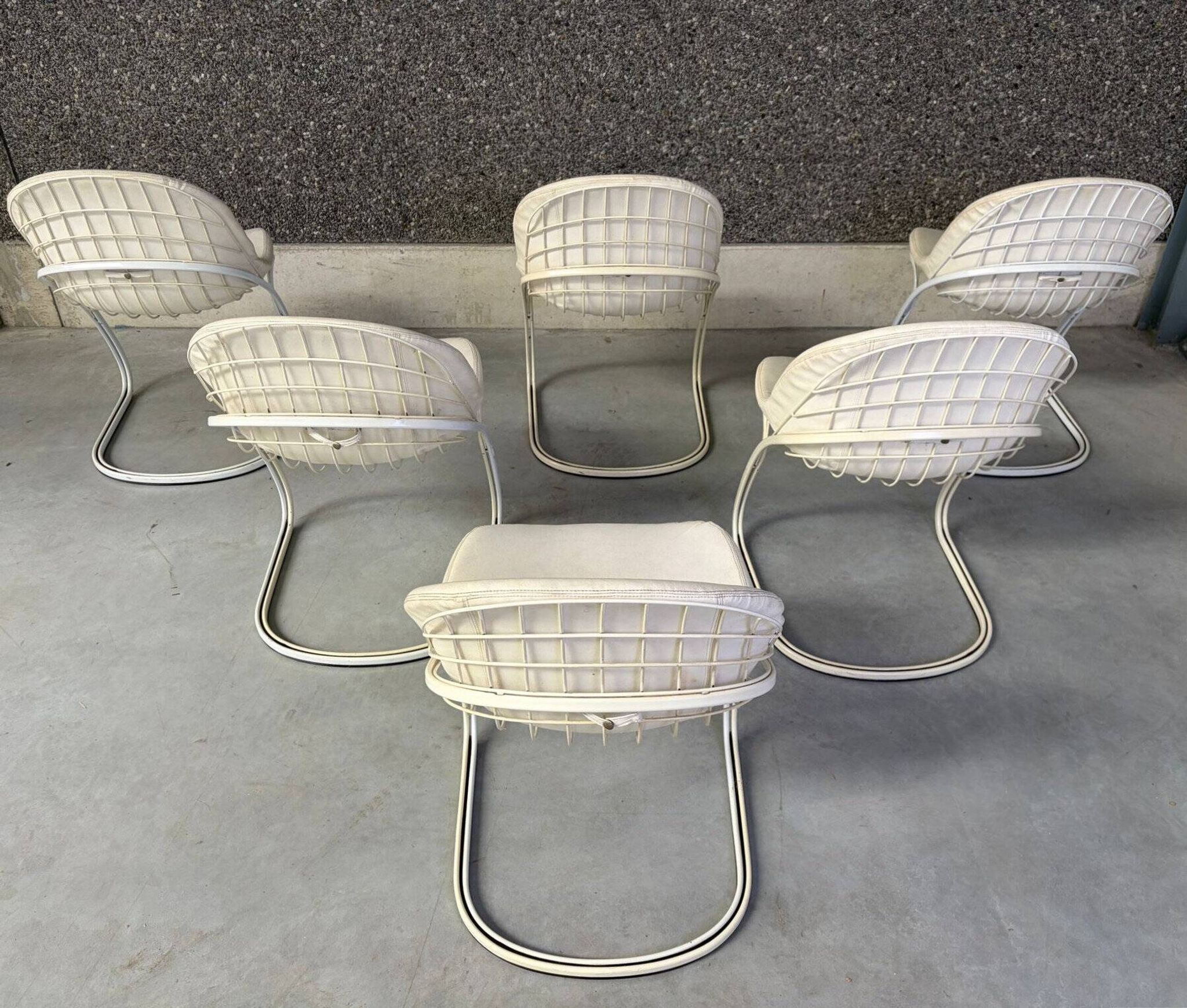 Gastone Rinaldi 'Pascale' dining chairs, 1970s - set of 6