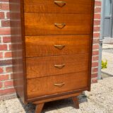 Vintage chest of drawers compass feet