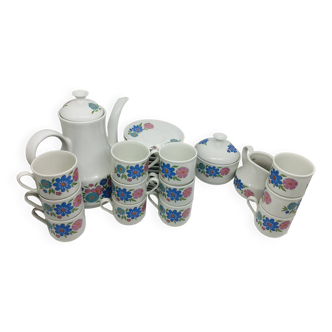 Vintage floral coffee set