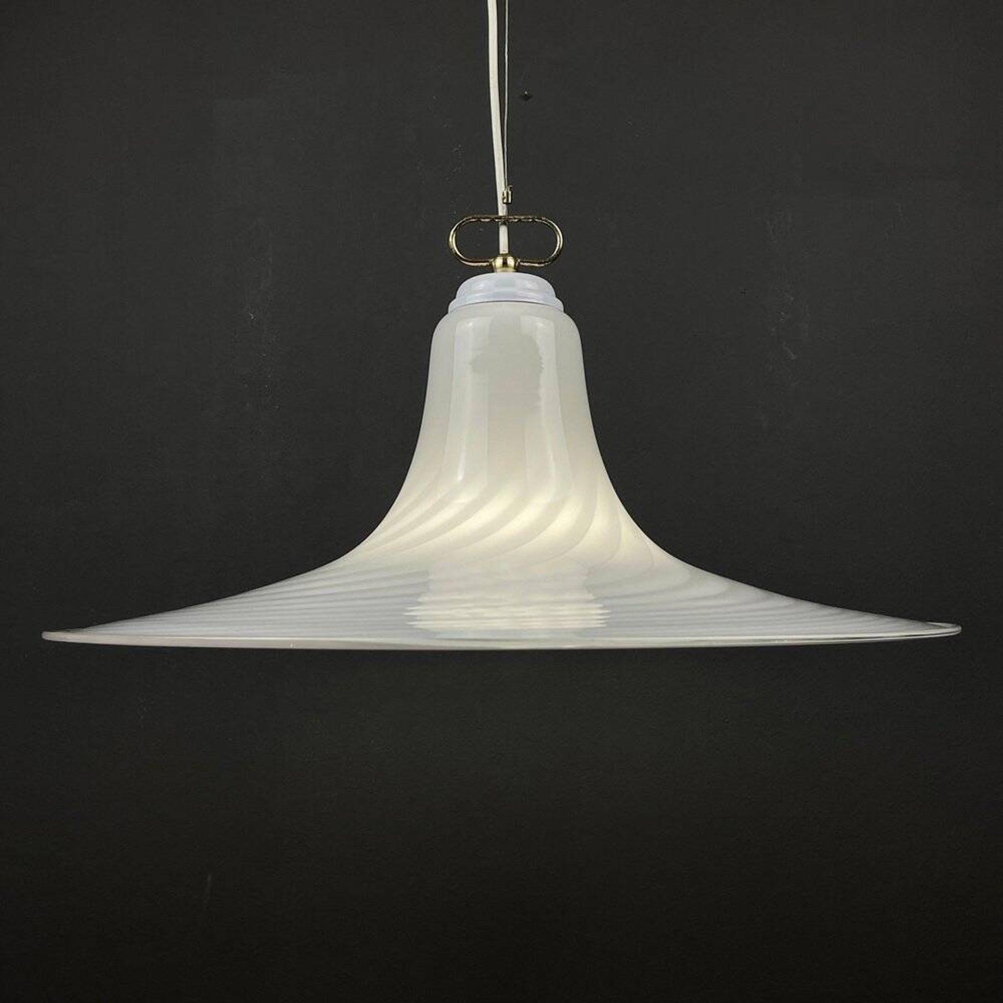 Murano glass pendant lamp Tourbillon by Vetri Murano, Italy, 1970s