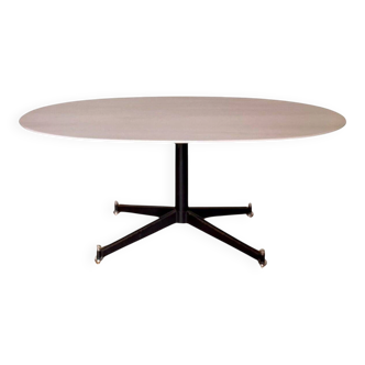 T2 Dining Table in White Marble attributed to Ignazio Gardella for Azucena, 1950s