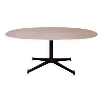 T2 Dining Table in White Marble attributed to Ignazio Gardella for Azucena, 1950s