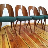Set of four chairs, designed by A. Suman, Tatra Nabytok, Czechoslovakia, 60s