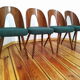 Set of four chairs, designed by A. Suman, Tatra Nabytok, Czechoslovakia, 60s