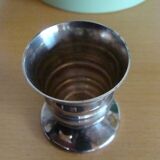 Hallmarked silver-plated egg cup