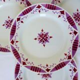 4 flat plates from Moulin des Loups and Hamage, Madeleine model 2106195