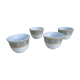 Set de 4 mini bols porcelaine fine Chine Baotai