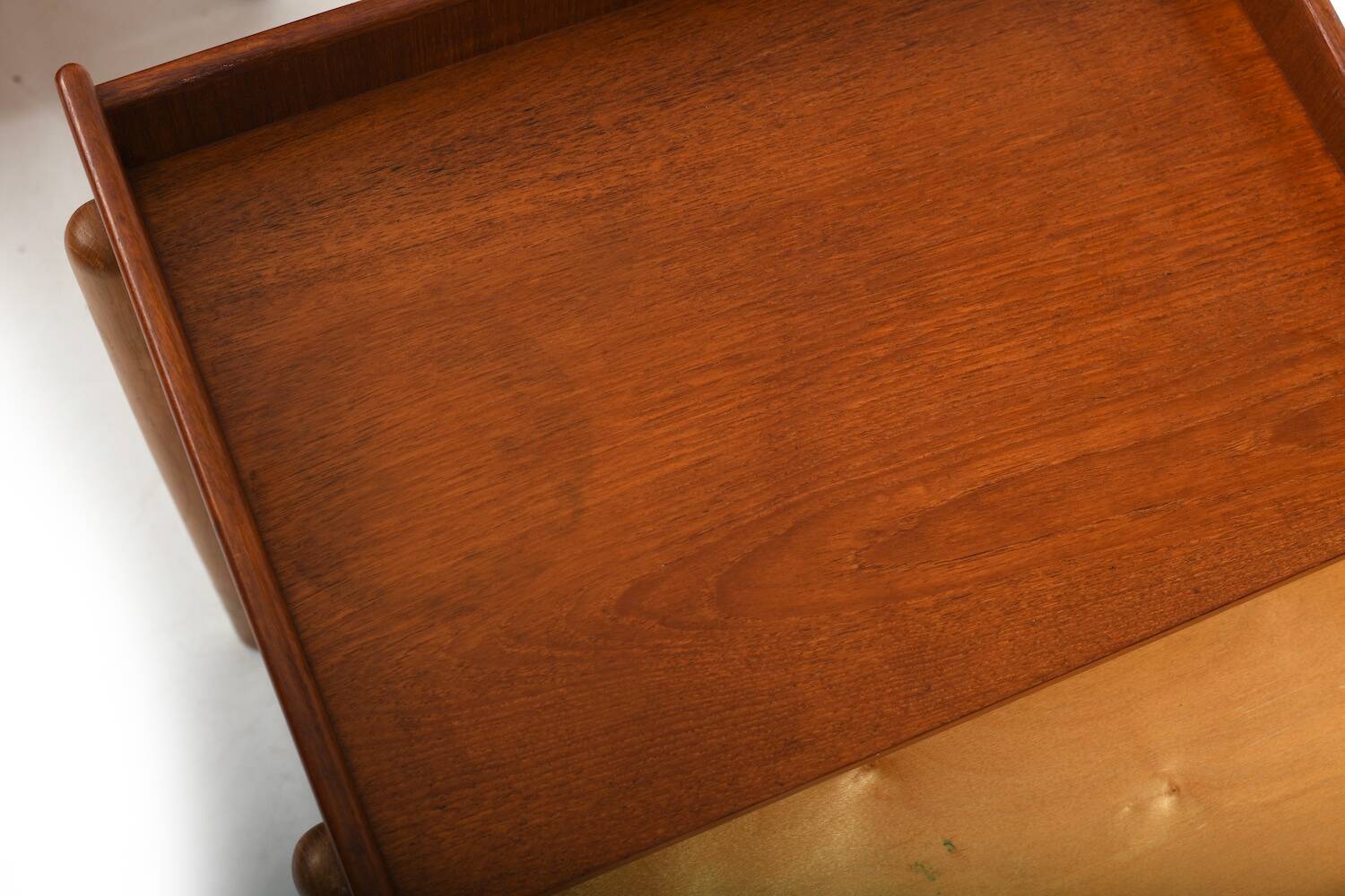 Teak and Oak Nightstands by Børge Mogensen 1950s.