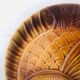 Set of 2 Sarreguemines earthenware dishes with fish decoration