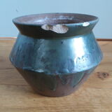 Vase pot en céramique signé C. Greber
