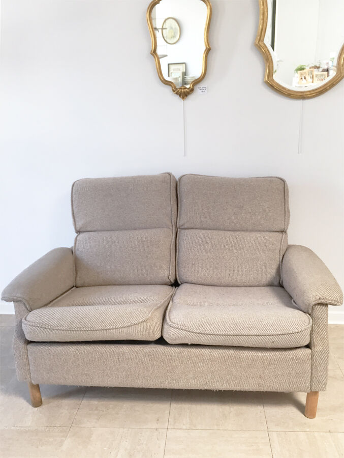 Scandinavian "cocooning" bench, 1960