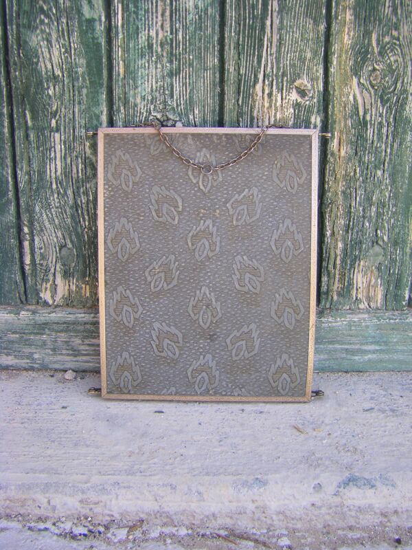 Miroir triptyque de barbier