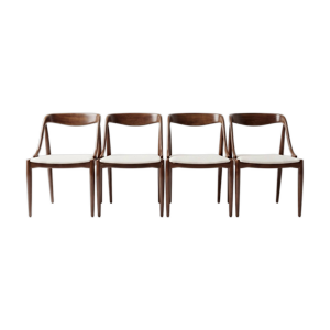 4 chaises scandinaves - johannes andersen 1960