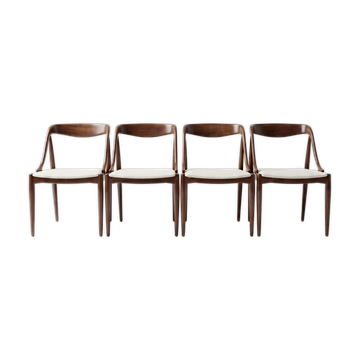 4 chaises scandinaves Johannes Andersen - 1960