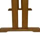 Vintage Shaker oak dining table with a minimalist design from the 1970s.