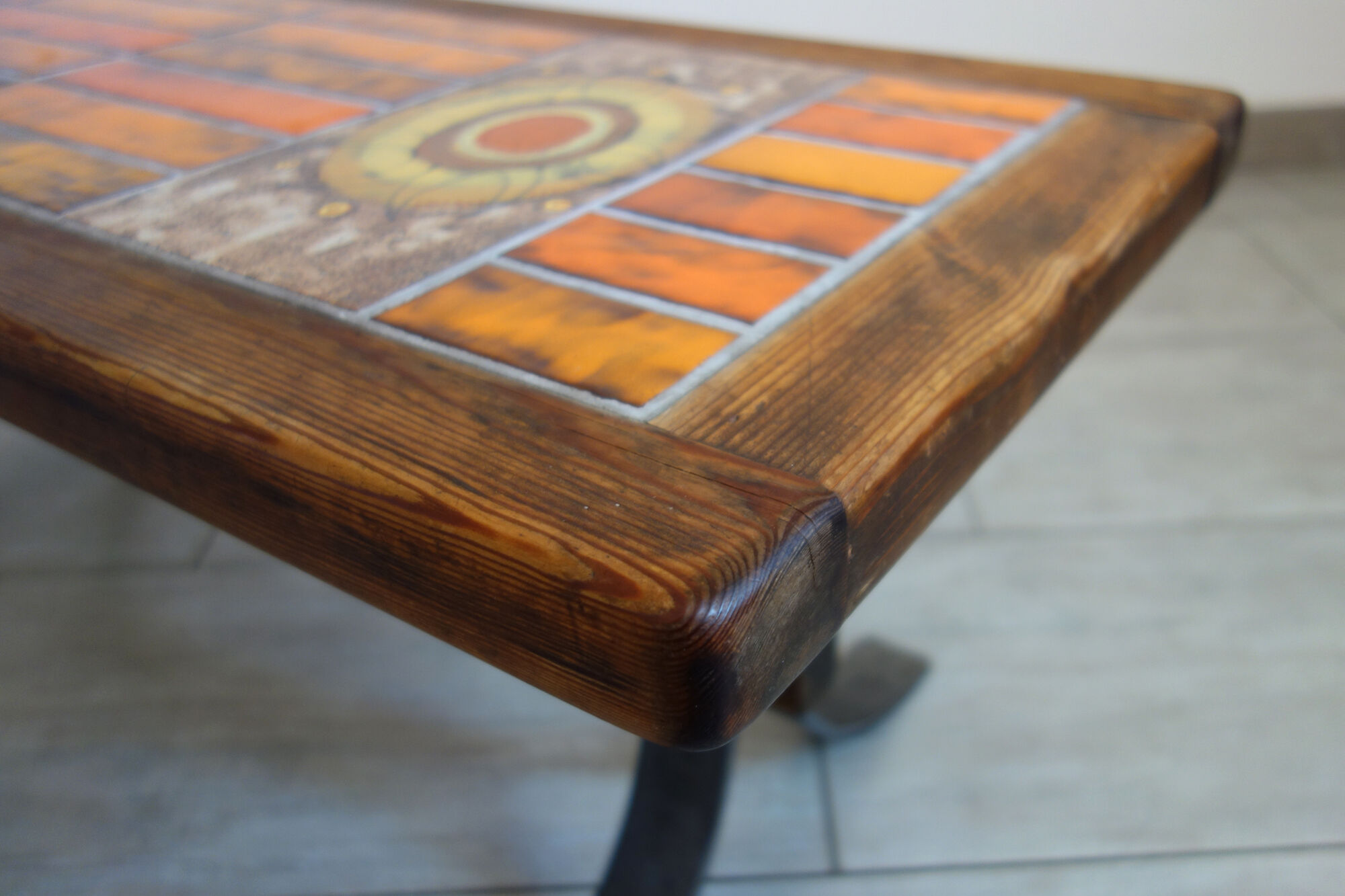 70s ceramic coffee table
