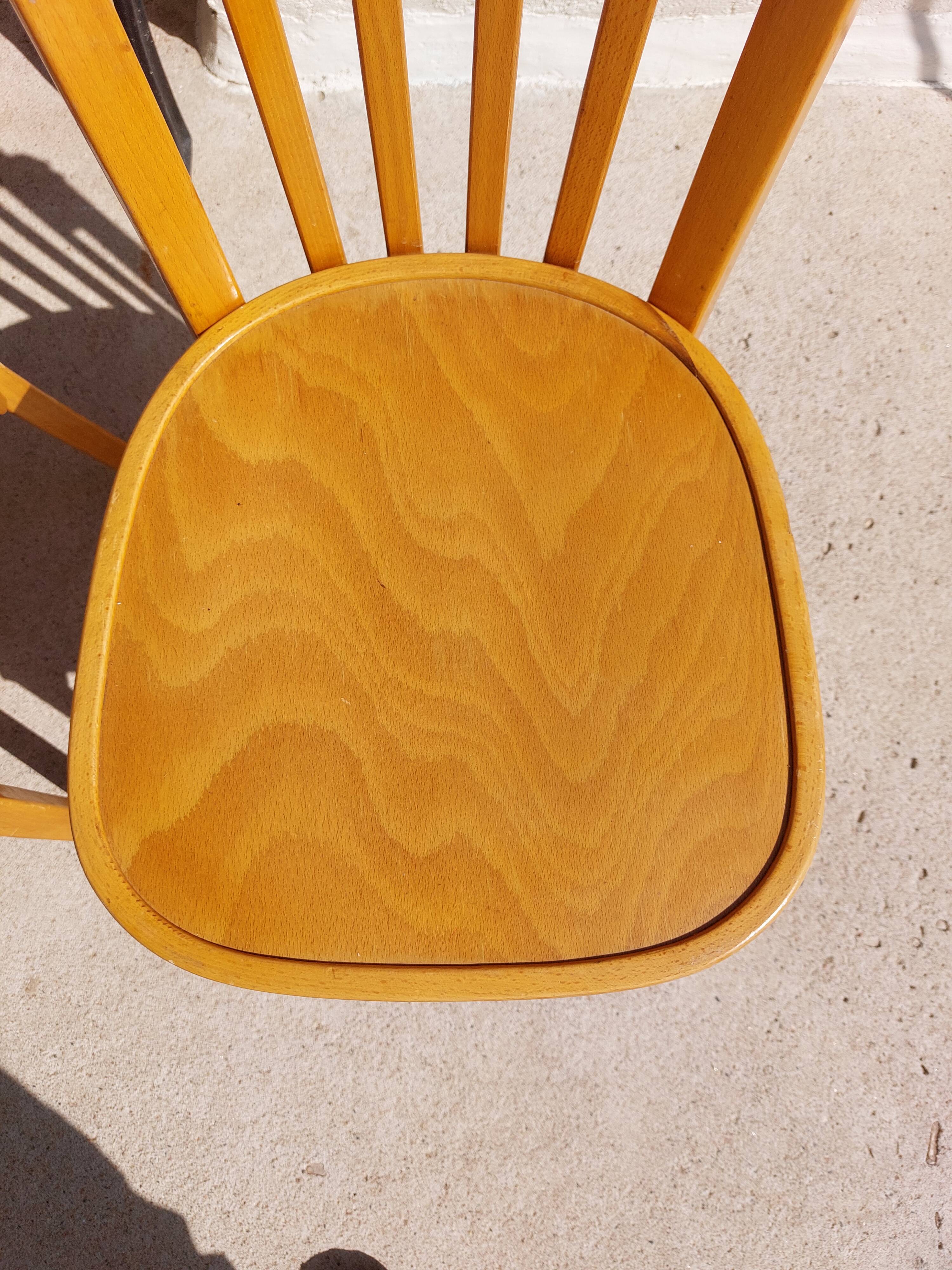 4 vintage Baumann bistro chairs