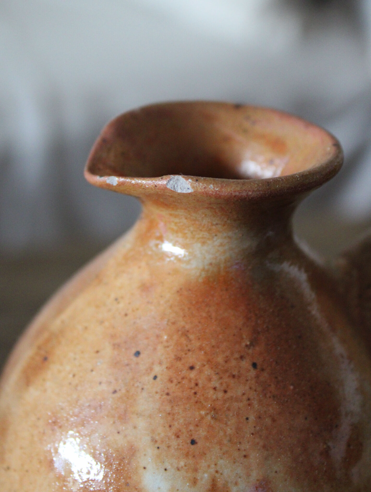Stoneware pitcher