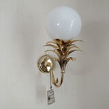 Luminaire wall lamp golden palm tree Sergio Terzani numbered