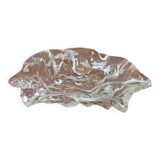 Frosted glass bowl with snail patterns, 1960s.