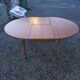 Table scandinave extensible en teck des années 60