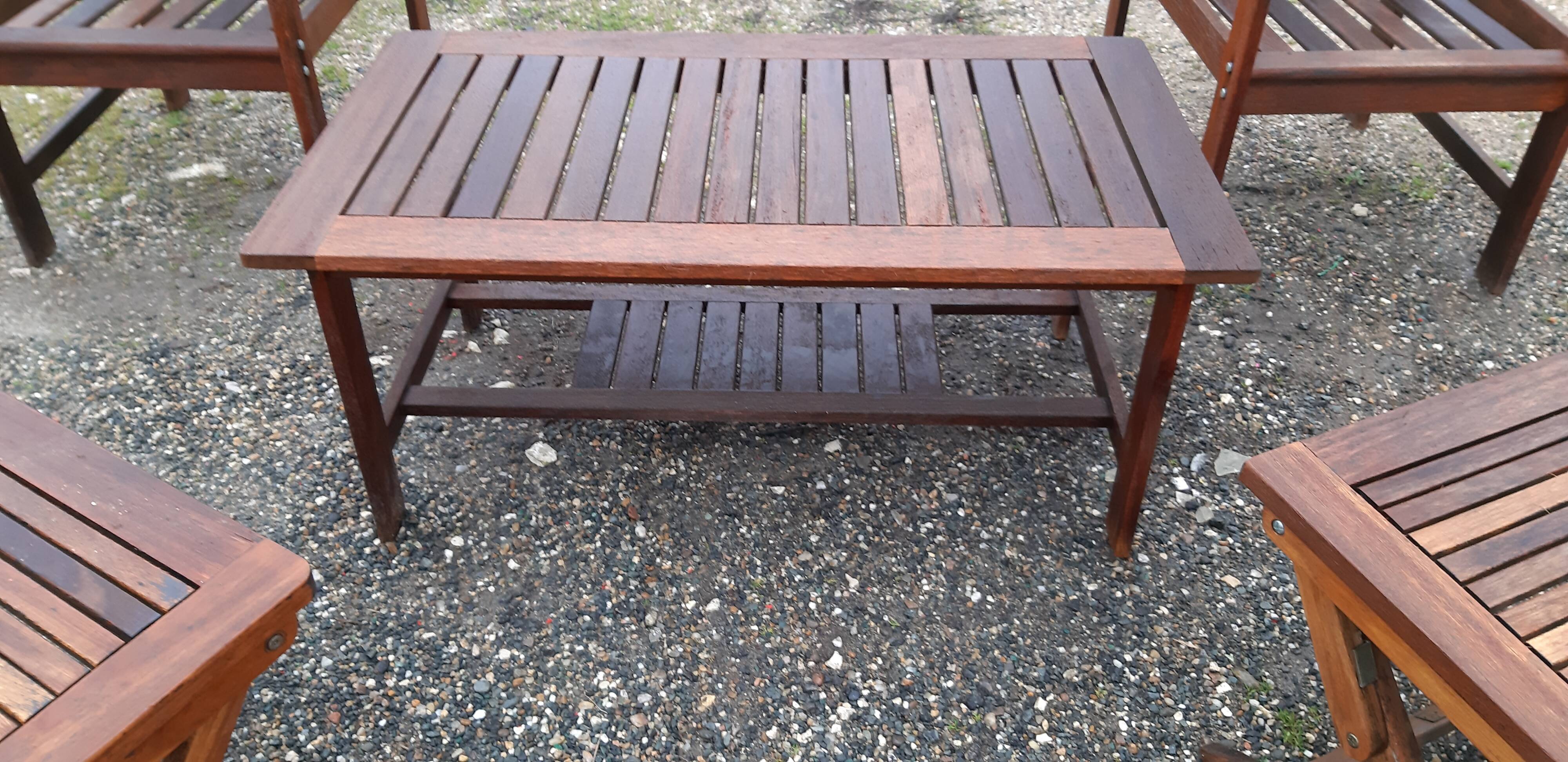 Garden furniture in exotic wood brand: fsc
