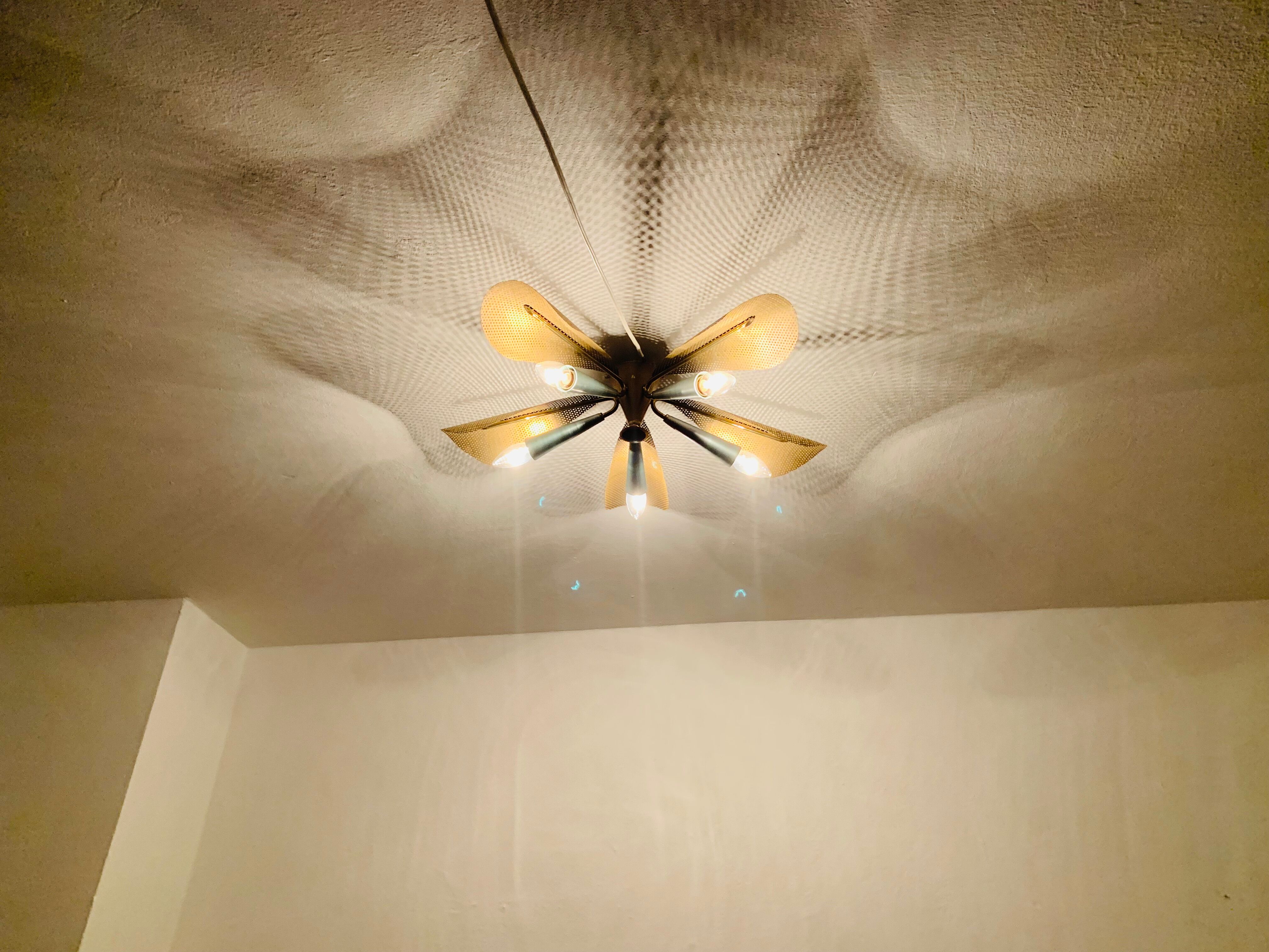 Golden Italian Flush lamp