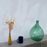 Large green glass lady Jeanne