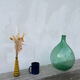Large green glass lady Jeanne