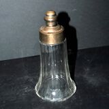 La Parfaite SGDG sugar shaker in glass and silver-plated Art Deco metal